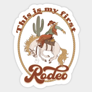 First Rodeo Sticker